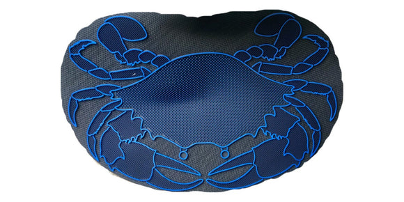 Blue Claw Crab Door Mat for Boat or Home