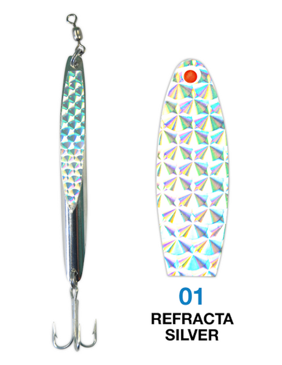 dicky fishing lure Deadly Dick Long Casting/Jigging Lures #1 / Refracta Silver
