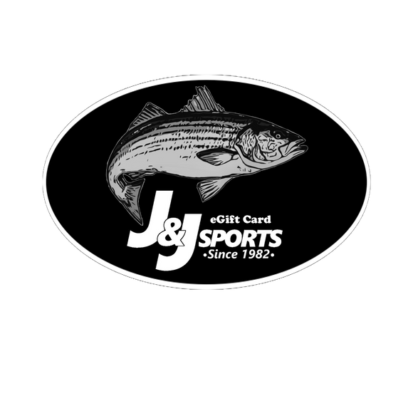 JJSPORTSFISHING.COM Digital eGift Card (Online or In-store purchases)