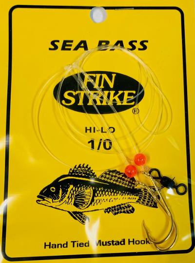 Fin Strike Seabass Hi-Lo Rigs – J & J Sports Inc.-Bait & Tackle-Fishing  Long Island