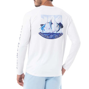 Guy Harvey Men's Billfish Grand Slam Performance Raglan Sun Protection Top