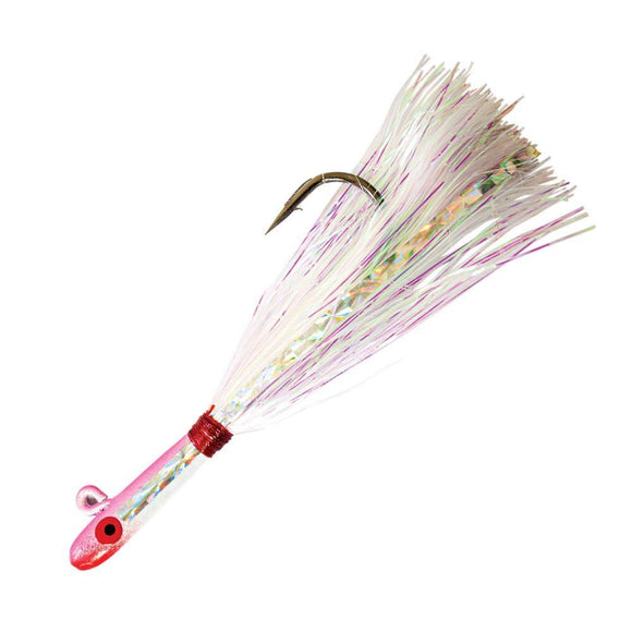 Tsunami Glass Minnow Jig 3/8 pink