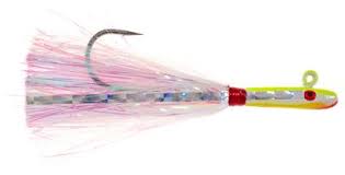 Tsunami Glass Minnow Jig 3/8 chartreuse/yellow