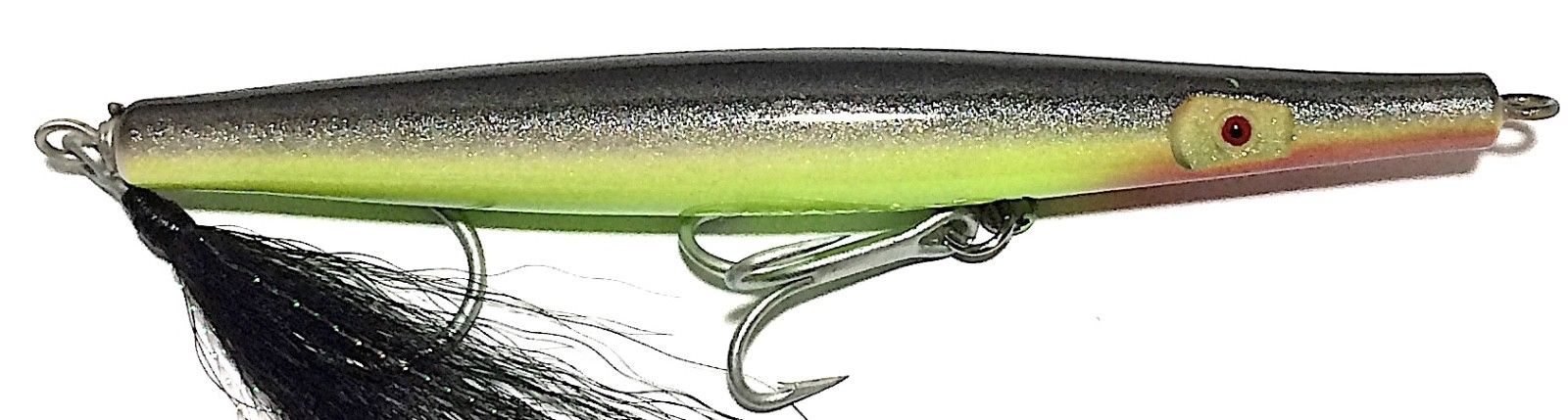 Super Strike Super N Fish 1.7oz Needle Fish Black Chartreuse