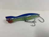 Super Strike 2 3/8 oz Little Neck Popper Trans Blue/Neon Yellow PP5W-000