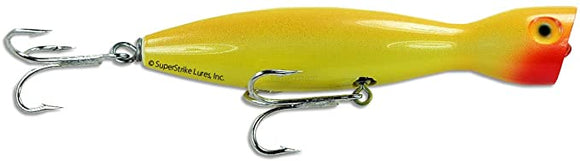 Super Strike Little Neck Popper 1-1/2oz PP4W-008  All Yellow