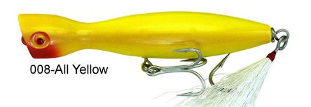 Super Strike 2 3/8 oz Little Neck Popper All Yellow