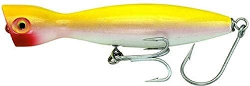 Super Strike Little Neck Popper 3oz Yellow/White PP6W-011