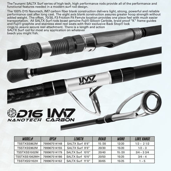 TSUNAMI SALT X ROD 8'6