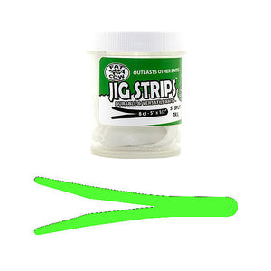 Fat Cow Jig Strips Split Tail 5" - 8 ct Squid Scented